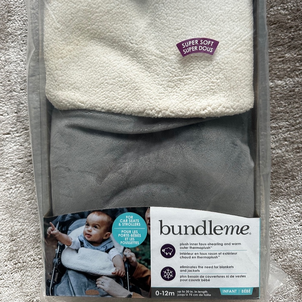 Brand New In Box JJ Cole Original Bundleme Baby Footmuff 0-12 mo
